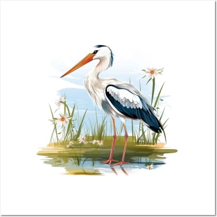 Stork Posters and Art